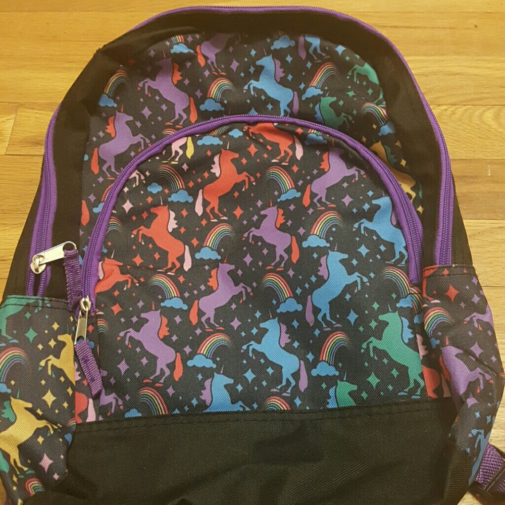 Unicorn backpack book bag